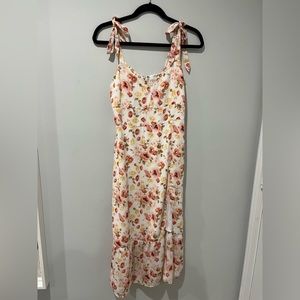 Abercrombie and fitch floral midi dress size S